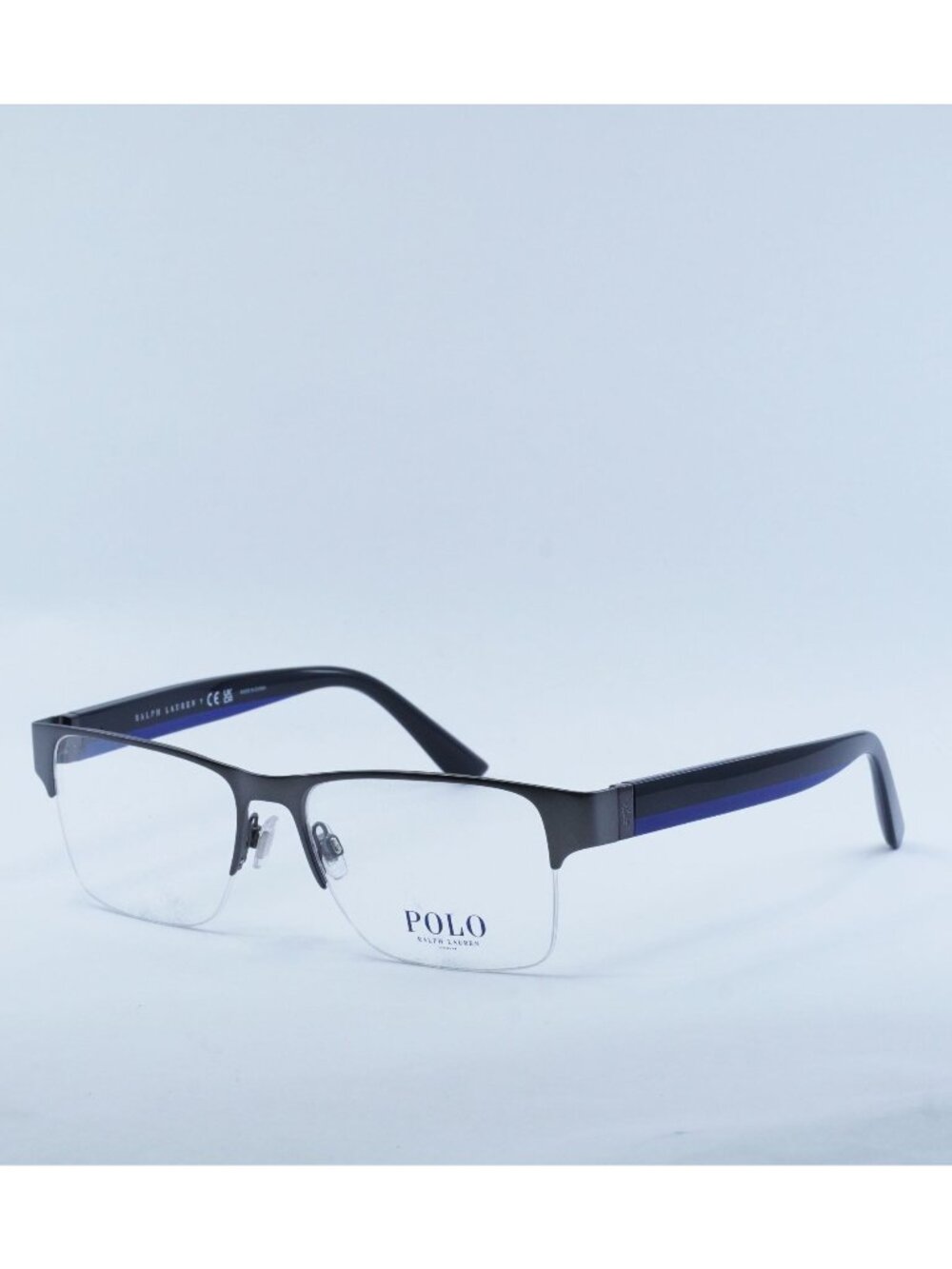 Polo Ralph Lauren PH1220 9307 Eyeglasses Semishiny Dark Gunmetal 56mm